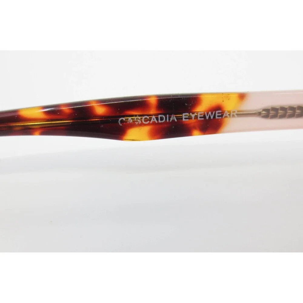 Cascadia Eyewear Minx C4 Tortoise Pink Cat Eye Glasses Frames 51-18-140